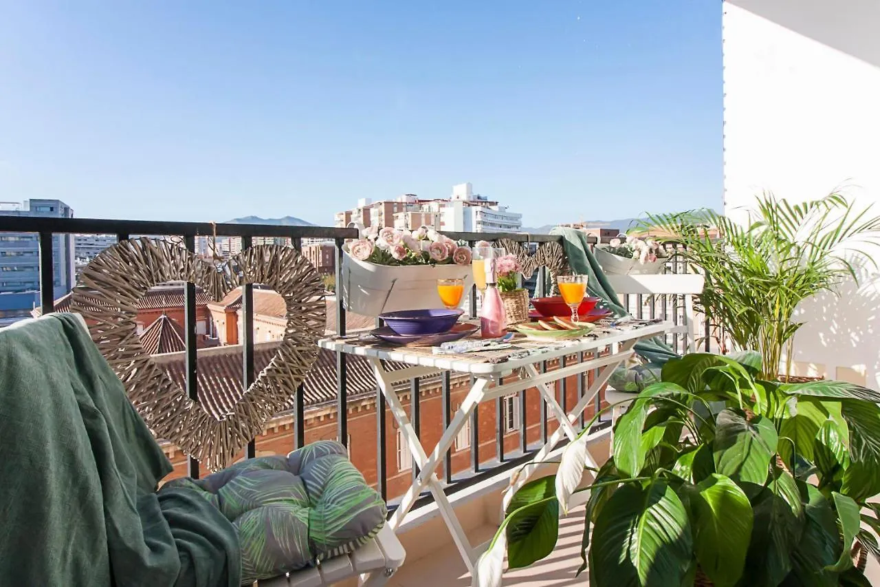 Malaga Center Flat Main Train Station Apartment