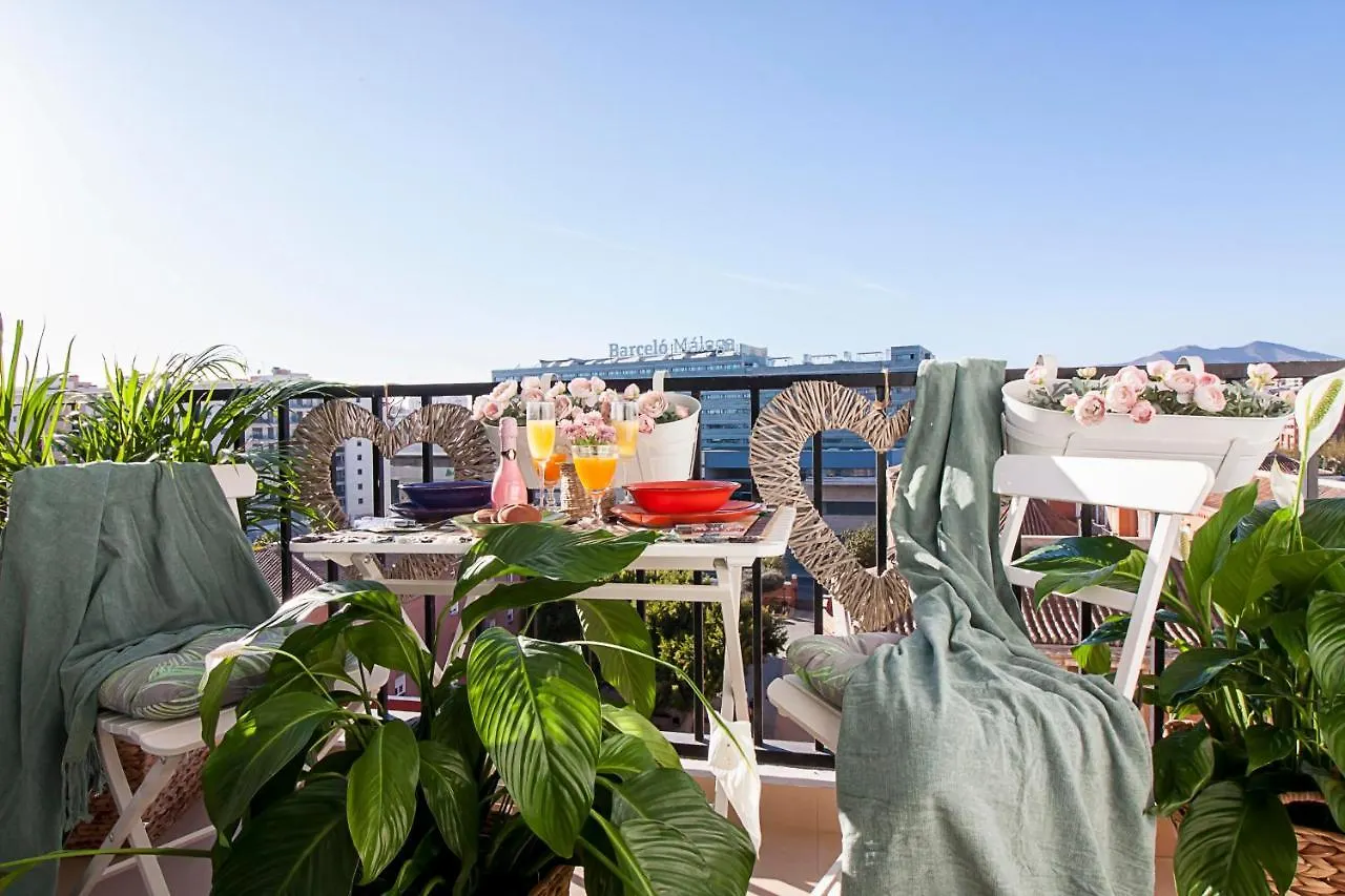 Malaga Center Flat Main Train Station Apartment